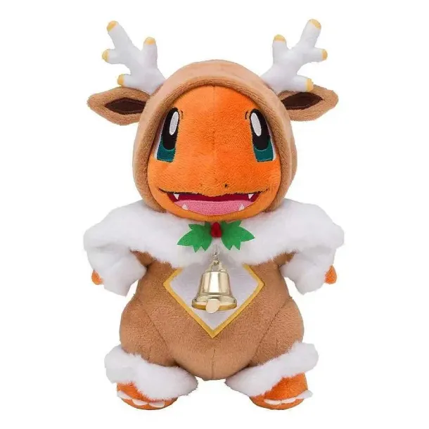 Pikachu Kuscheltier In Weihnachtlichen Motiven