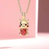 Pikachu Mit Herz Goldkette Oder Ohrringe