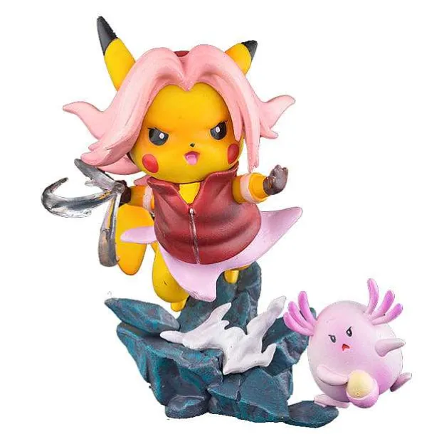 Pikachu Naruto Sasuke Haruno Sakura Itachi Figuren (Ca. 13Cm)