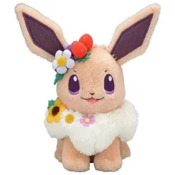 Pikachu Oder Evoli Niedliche Kuschel Pokemon (Ca. 18Cm) Blumen Edition