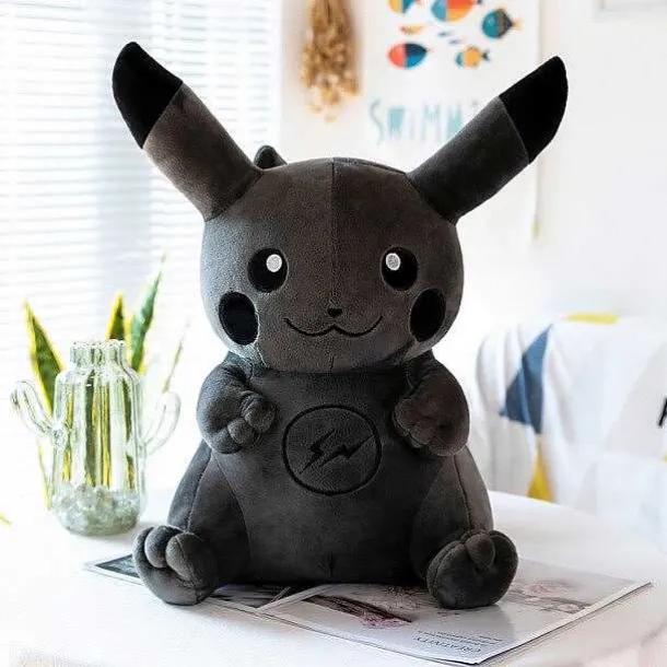 Pikachu Plusch Pokemon Figur In Schwarz
