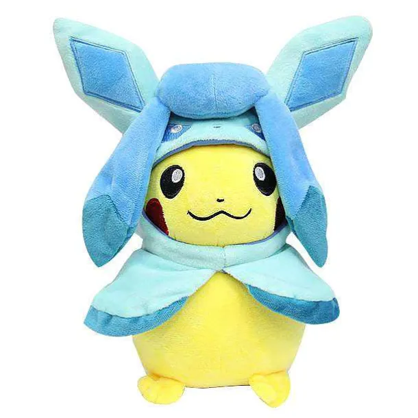 Pikachu Plusch Stofftier Cosplay Nachtara, Flamara, Psiana, Glaziola, Blitza Etc.