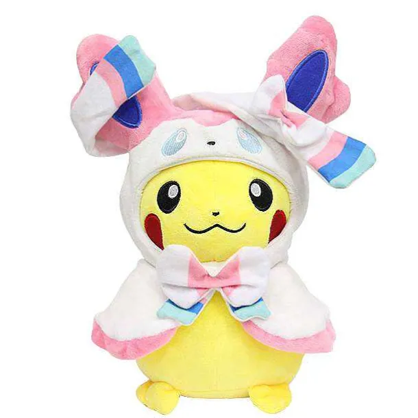 Pikachu Plusch Stofftier Cosplay Nachtara, Flamara, Psiana, Glaziola, Blitza Etc.