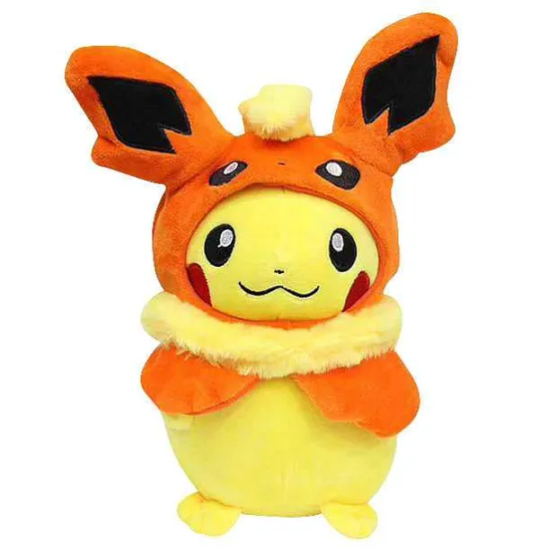 Pikachu Plusch Stofftier Cosplay Nachtara, Flamara, Psiana, Glaziola, Blitza Etc.