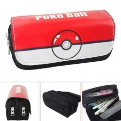 Pikachu, Pokeball, Evoli, Schiggy U. A. Federmappen