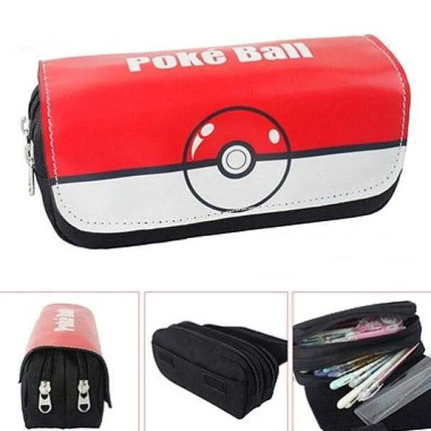 Pikachu, Pokeball, Evoli, Schiggy U. A. Federmappen
