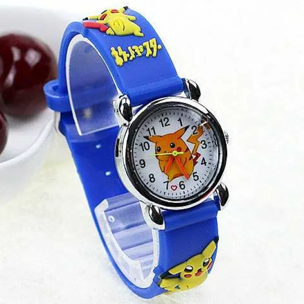 Pikachu Pokemon Armbanduhr Fur Kinder (4 Farben Zur Auswahl)