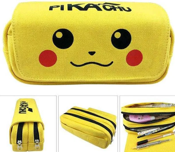 Pikachu Pokemon Canvas Federtasche