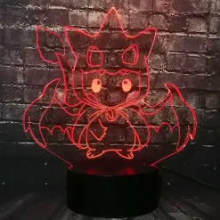 Pikachu Pokemon Cosplay 3D Led Lampe Mit Farbwechsel
