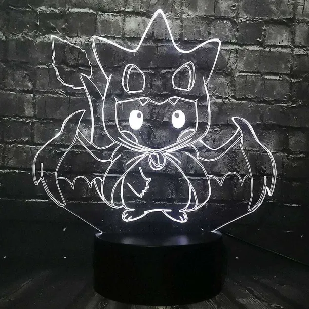 Pikachu Pokemon Cosplay 3D Led Lampe Mit Farbwechsel