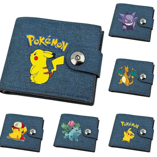Pikachu, Relaxo Etc. - Pokemon Portmonee Geldborse In Vielen Motiven