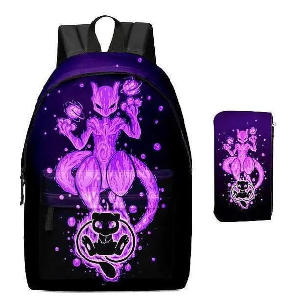 Pikachu Rucksack Mit Federmappe Im Set Fur Schule Etc.