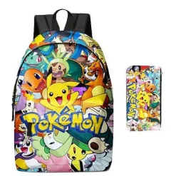 Pikachu Rucksack Mit Federmappe Im Set Fur Schule Etc.
