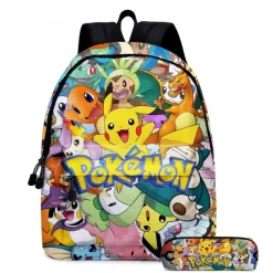 Pikachu Rucksack Mit Federmappe Im Praktischen Set