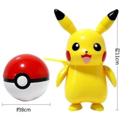 Pikachu Spielzeug Figur Mit Pokeball Pokemon Spiel Set