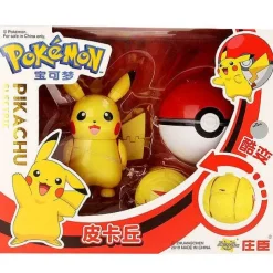 Pikachu Spielzeug Figur Mit Pokeball Pokemon Spiel Set