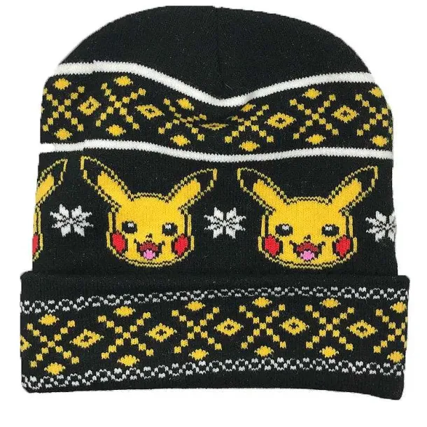 Pikachu Strick Winter Mutze
