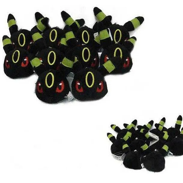 Pikachu Umbreon Nachtara Evoli Eevee Plusch Schlusselanhanger 10Er Set