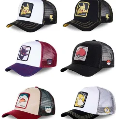 Pika Mutze - Baseball Cap - Pokemon Cap (Pikachu, Enton, Gengar, Relaxo, Pokeball)