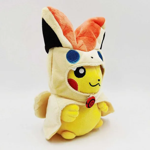Pluschfigur Pokemon Pikachu Verkleidet Als Victini, Ca. 20 Cm