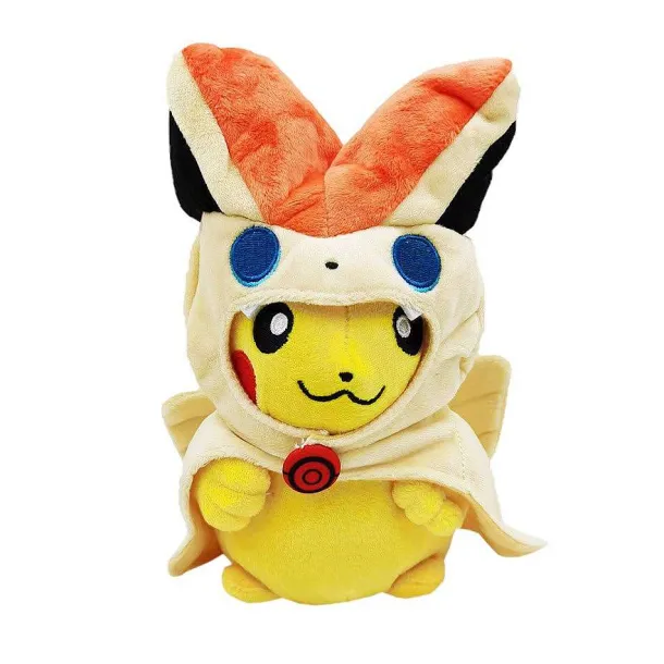 Pluschfigur Pokemon Pikachu Verkleidet Als Victini, Ca. 20 Cm