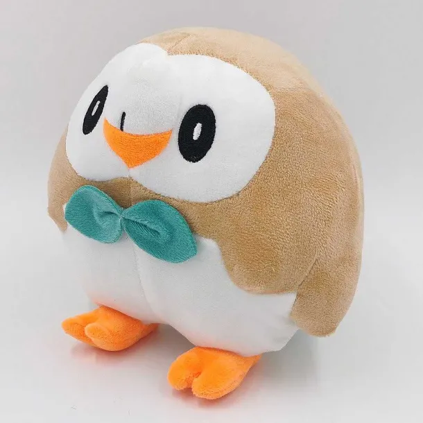 Pluschfigur Pokemon Rowlet Bauz, Ca. 17 Cm