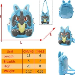 Pluschige Taschen Und Rucksäcke Mit Pokemon Motiven