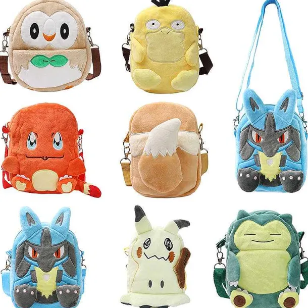 Pluschige Taschen Und Rucksäcke Mit Pokemon Motiven