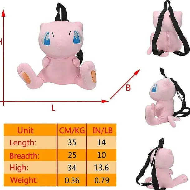 Pluschige Taschen Und Rucksäcke Mit Pokemon Motiven