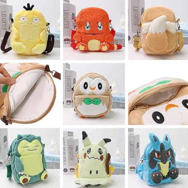Pluschige Taschen Und Rucksäcke Mit Pokemon Motiven