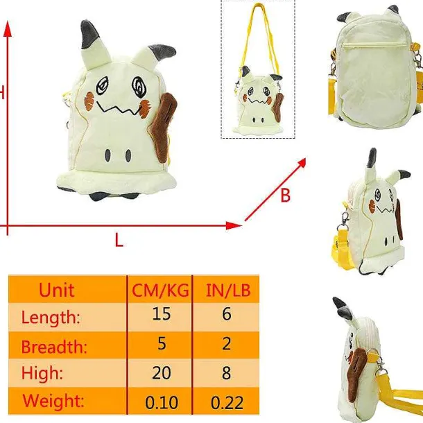 Pluschige Taschen Und Rucksäcke Mit Pokemon Motiven