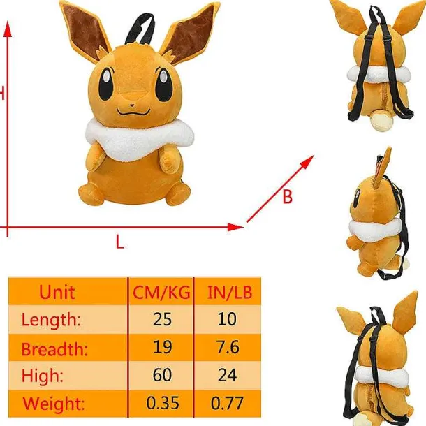 Pluschige Taschen Und Rucksäcke Mit Pokemon Motiven