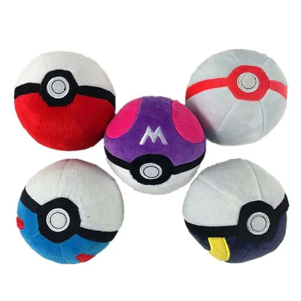Plusch Poke Ball (4 Zur Auswahl)