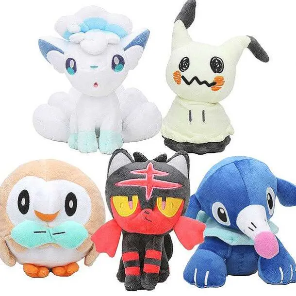 Plusch Pokemon (Ca. 18-20Cm) (Litten, Rowlet, Popplio, Alola, Vulpix, Mimikyu)