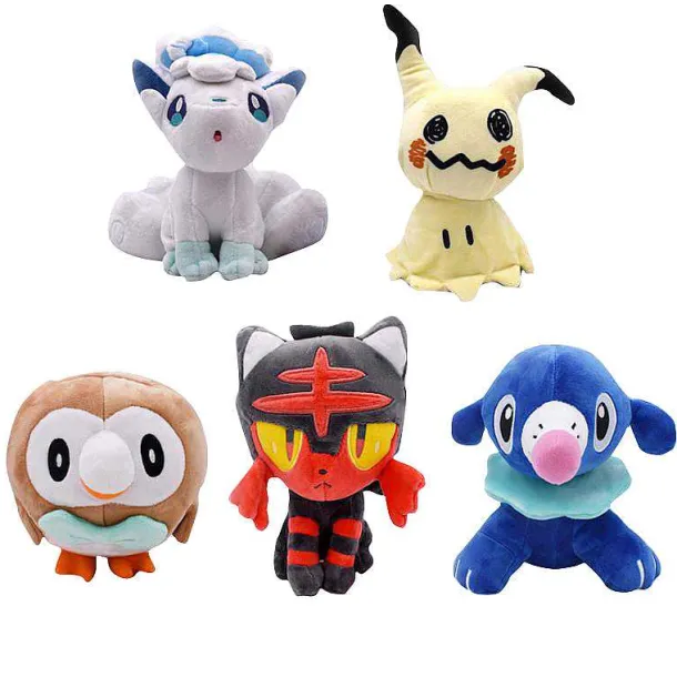 Plusch Pokemon (Ca. 18-20Cm) (Litten, Rowlet, Popplio, Alola, Vulpix, Mimikyu)