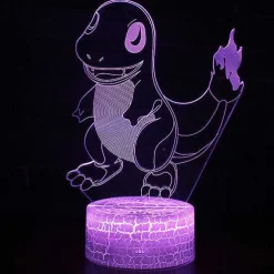 Pocket Monster Charmander Glumanda 3D Nachtlicht