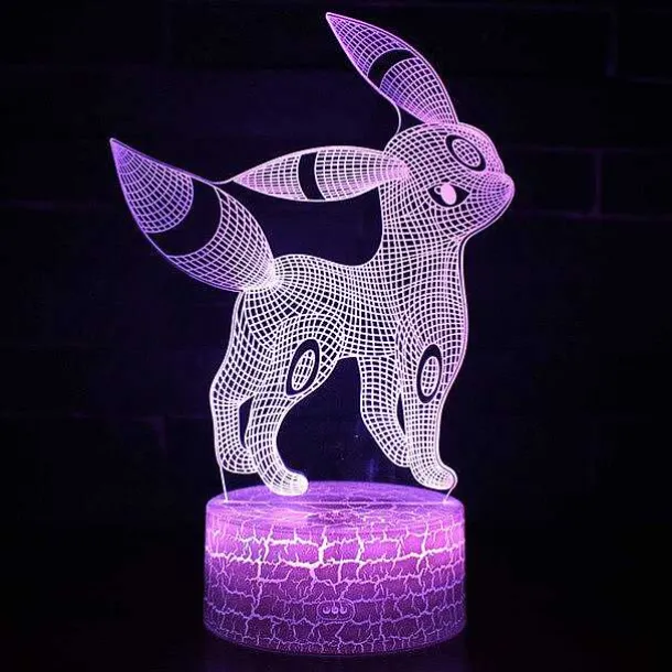 Pocket Monster Nachtara Umbreon 3D Lampe