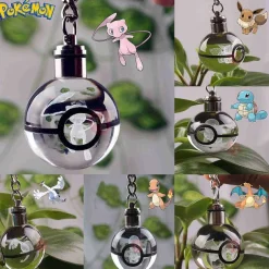 Pokeball Anhanger Mit Pokemon Motiven Und Farbwechsel
