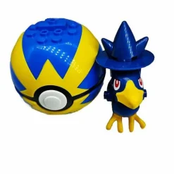 Pokeball Baustein Mit Pokemon Figur - Verschiedene Motive