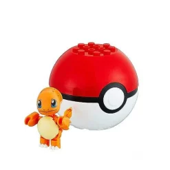 Pokeball Baustein Mit Pokemon Figur - Verschiedene Motive