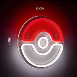 Pokeball Led Neonlicht Lampe
