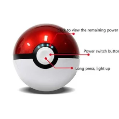 Pokeball 10000Mah Powerbank (Dual Usb, 5V/2.1A)