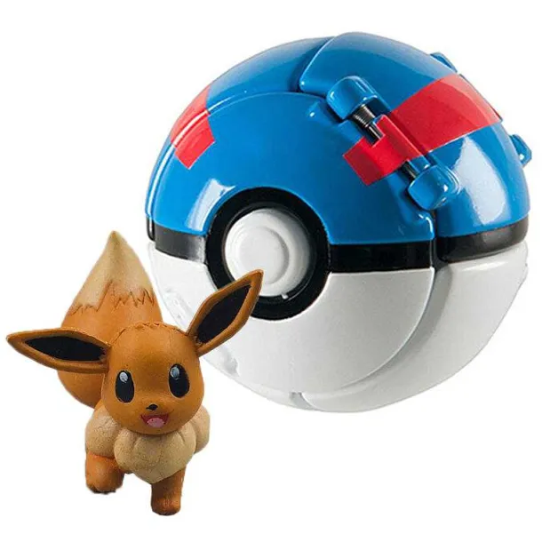 Pokeball Mit Pokemon Figur (Viele Motive Zur Auswahl)
