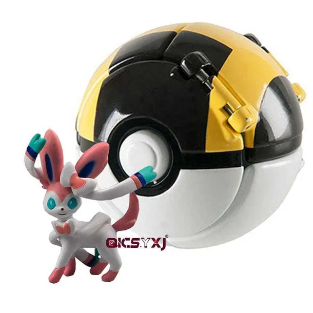 Pokeball Mit Pokemon Figur (Viele Motive Zur Auswahl)