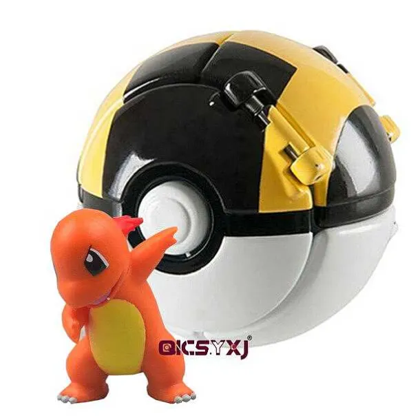 Pokeball Mit Pokemon Figur (Viele Motive Zur Auswahl)