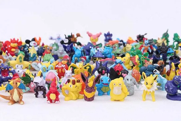 144 Pokeball Pokemon Figuren (Zufallige Auswahl)