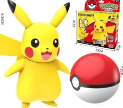 Pokeball Spielzeug Mit Figur (Gengar, Pikachu, Glumanda, Bisasam, Schiggy, Enton, Mew, Evoli Etc.)
