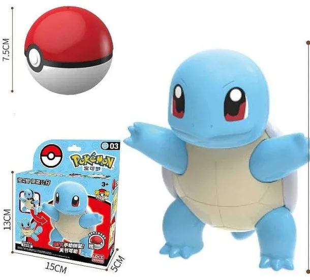 Pokeball Spielzeug Mit Figur (Gengar, Pikachu, Glumanda, Bisasam, Schiggy, Enton, Mew, Evoli Etc.)