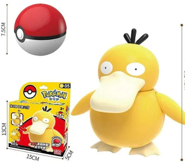 Pokeball Spielzeug Mit Figur (Gengar, Pikachu, Glumanda, Bisasam, Schiggy, Enton, Mew, Evoli Etc.)