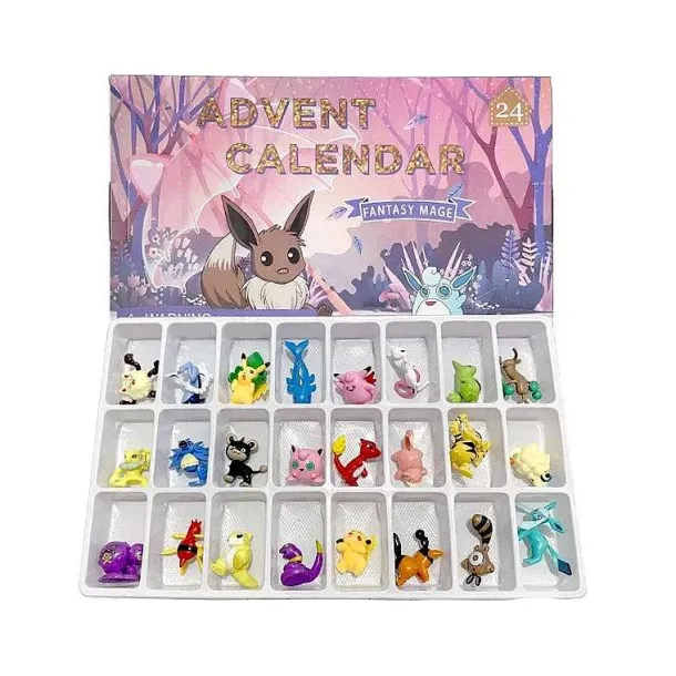 Pokemon Adventskalender Mit Evoli Motiv